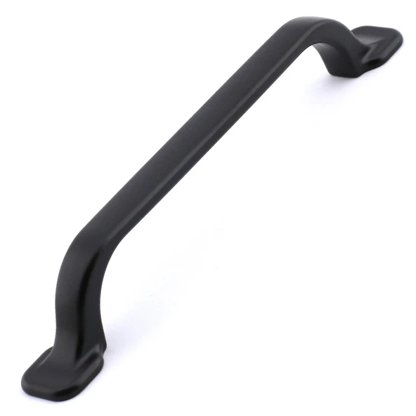 Mobilya Mutfak Dolabı Çekmece Dolap Kulpları Kapak Kulpu Kulbu Siyah 128 Mm-12.8 Cm Metal Kulp - Resim 2