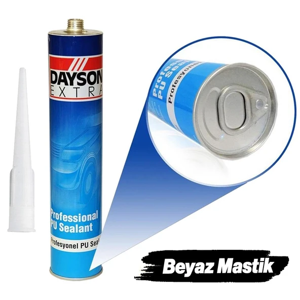 Poliüretan Pu Mastik Beyaz Genel Amaçlı Silikon 280 ML ürün görseli