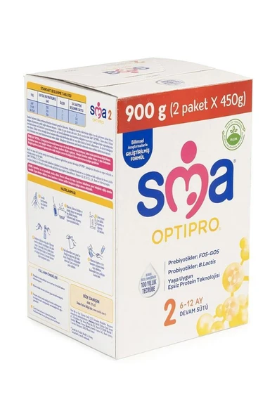 SMA Optipro 2 Probiyotik Devam Sütü 900 gr