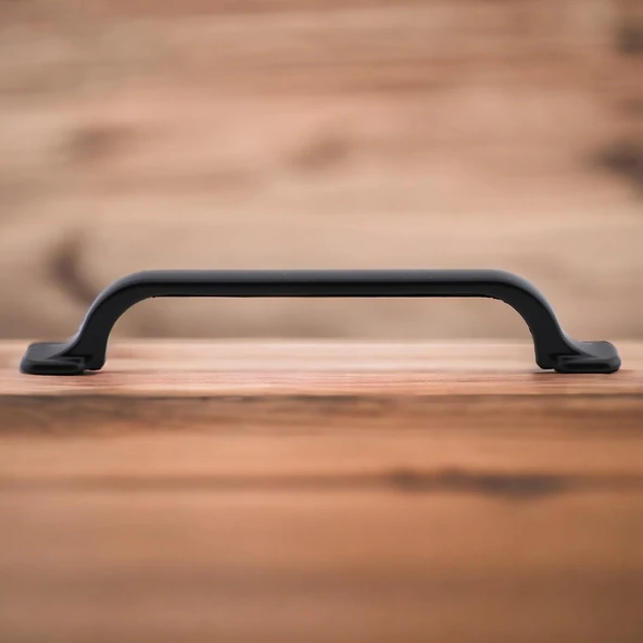 Mobilya Mutfak Dolabı Çekmece Dolap Kulpları Kapak Kulpu Kulbu Siyah 128 Mm-12.8 Cm Metal Kulp - Resim 3
