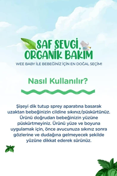 Wee Baby Koruyucu Bebek Spreyi 100 ml - Resim 4