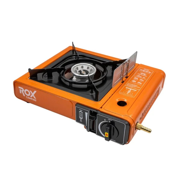 Rox Camping Tekli Portatif Kamp Ocağı 153ROX0189-Turuncu