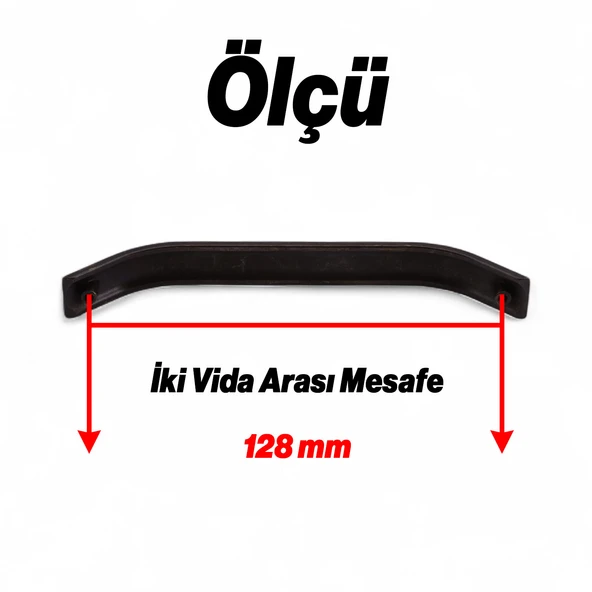 Mobilya Çekmece Mutfak Dolabı Dolap Kulpları Kapak Kulbu Antik Sarı Metal Kulpu 128 mm 12.8 cm - Resim 2