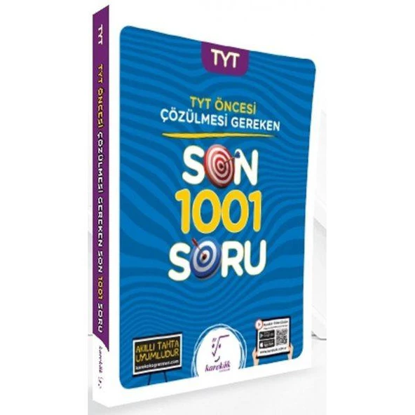 TYT Öncesi Çözülmesi Gereken Son 1001 Soru ürün görseli