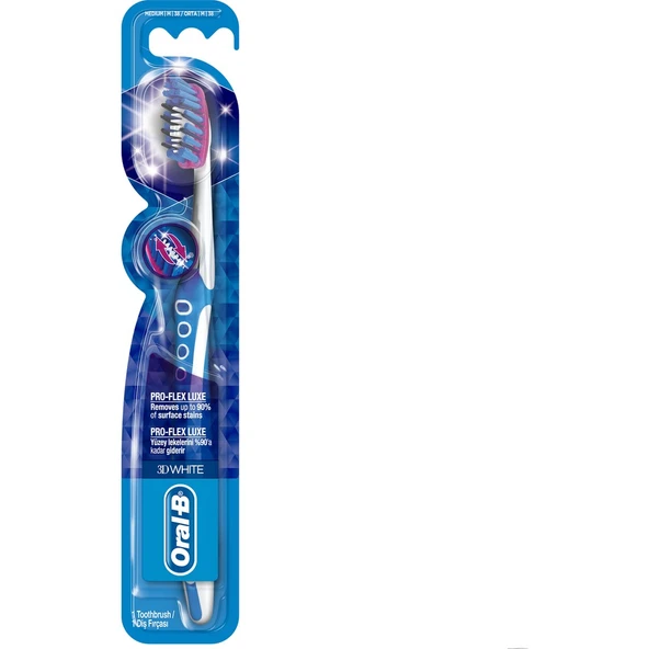 Diş Fırçası Pro-Flex 3 Boyutlu Beyazlık Luxe Orta Boy (Medium) - Resim 2