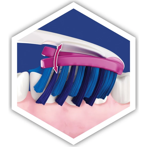 Diş Fırçası Pro-Flex 3 Boyutlu Beyazlık Luxe Orta Boy (Medium) - Resim 4