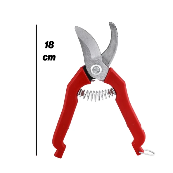 Bağ Budama Makası Bahçe Bitki Çiçek Gül Ağaç Üzüm Filiz Çubuk Çıbık Dal Budama Kesme Makas 18 cm - 3