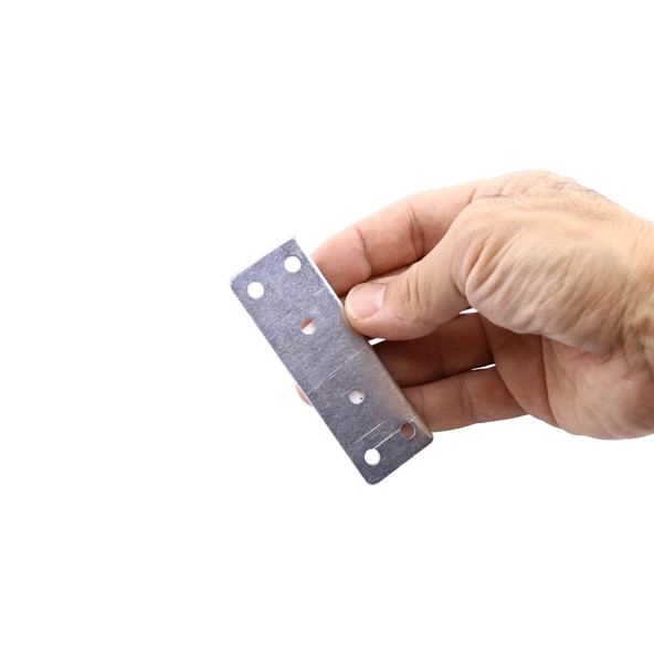 Mobilya Sabitleme Köşe Bağlantı Demiri 30x90 mm 10 Adet Set Düz Metal Gönye Dolap Kitaplık Vestiyer - Resim 3