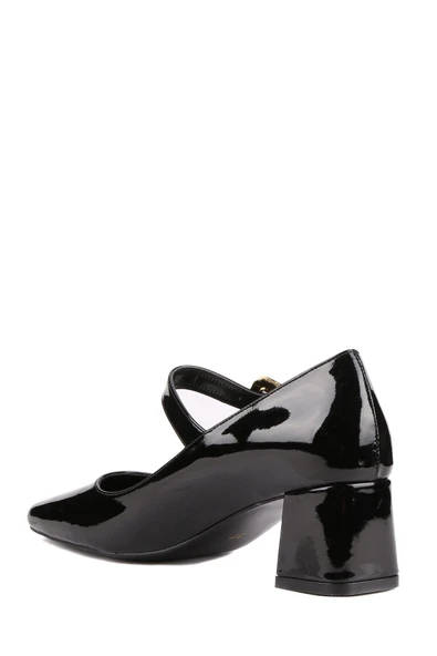 Stato - Siyah Rugan Kadın Topuklu Ayakkabı - Resim 5