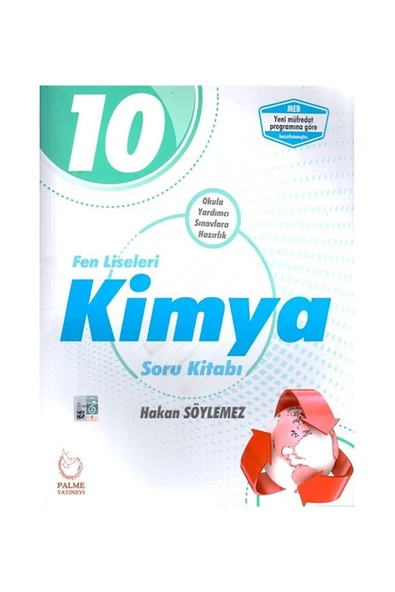 Palme 10.Sınıf Fen Liseleri Kimya Soru Kitabı ürün görseli