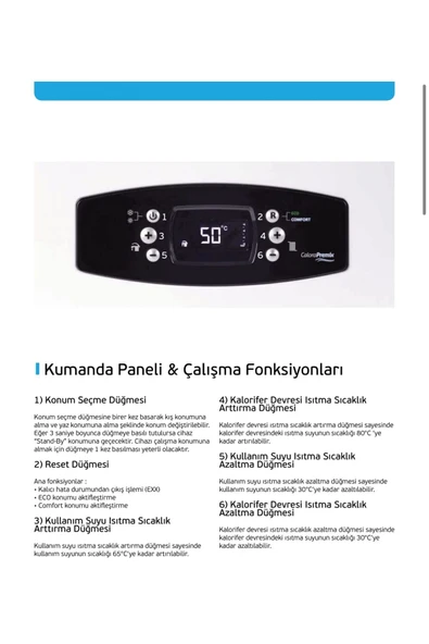 E.c.a Calora Premix 24 Kw Tam Yoğuşmalı Kombi - 3