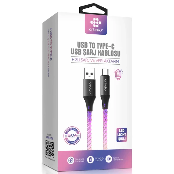 Arbaks Şarj Kablosu Arb-308 ürün görseli