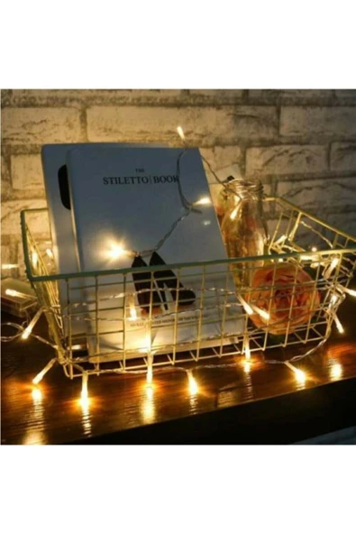 100 Ledli Fişli Led, Dekor Lambası 10m Günışığı Yılbaşı Ağacı Işığı Prt100ledışık ürün görseli