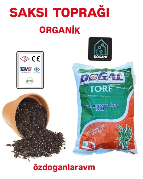 Saksı Bitki Çiçek Torf Dogal 5 L ürün görseli