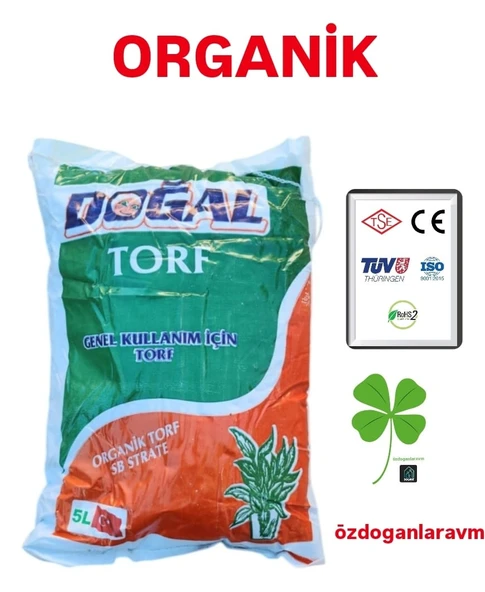 Çicek Bitki Organik  Dogal Torf 5 L ürün görseli