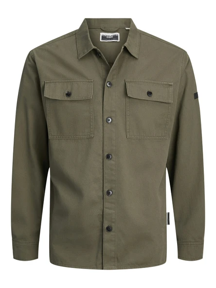 JACK JONES Erkek Pamuklu Gömlek Ceket 12284219 ürün görseli