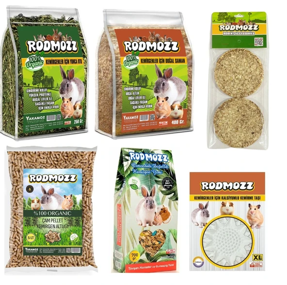 Rodmozz Kemirgen Yemek Seti 6LI ürün görseli