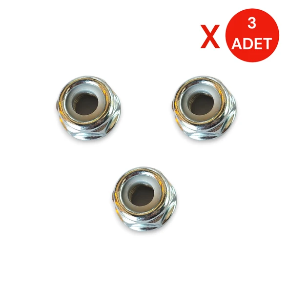 Bıçak Somunu ORAC / Oleo Universal M10x1.25 | Kendinden Contalı – 3 Adet Paket ürün görseli