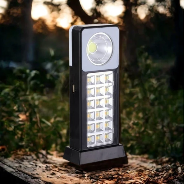 Northcity Güneş Enerjili veya USB Şarj Edilebilir Acil Durum Işığı 3W - 2