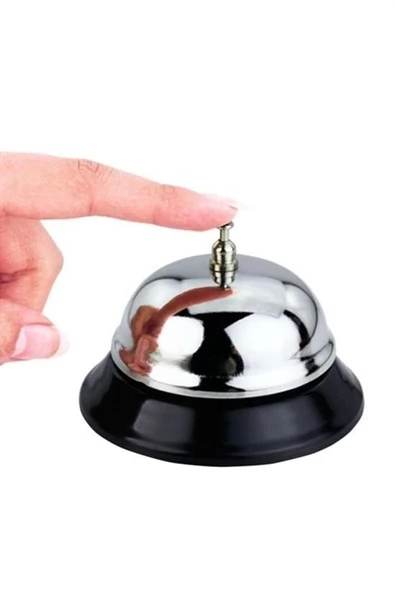Northcity Masaüstü Dekoratif Otel Resepsiyon Görevli Çağırma Zili Çanı - 8