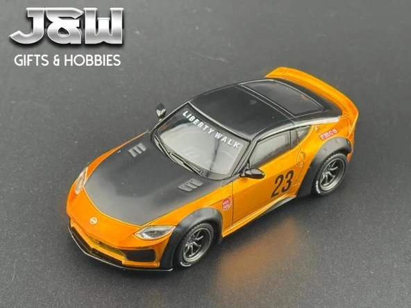 Mini Gt BL 782 Nissan Fairlady Z LB-NATION WORKS LB Gold 1/64 Model Araba - Resim 4