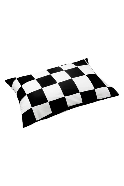 Cozy Home Mono Çift Taraflı Yastık Kılıfı Code Siyah 50x70 ürün görseli 1