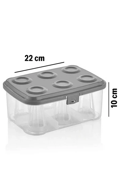 Northcity 6 lı Çay Bardağı Taşıma ve Sakma Kutusu Piknik Tipi Bardak Kırılma Önleyici - 7