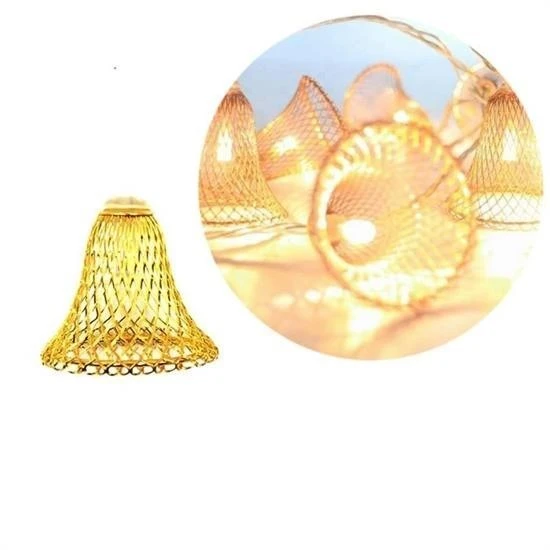 Northcity Parti ve Özel Gün Dekorasyonu Çan Şeklinde Metal Şerit Led Işık - 4