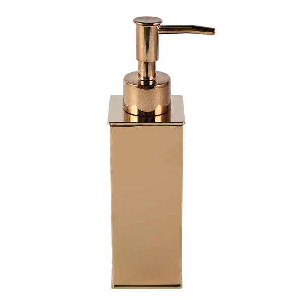 Kobos Tezgah Üstü Kare Sıvı Sabunluk Bakır KBW-627RS
