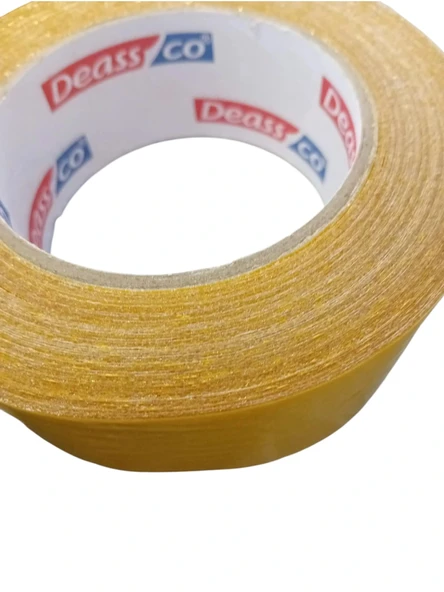 İnce Güçlü Yapışkanlı Fileli Çift Taraflı Bant 0.5mm x 40mm x 20metre (Sökülebilir ve İz Bırakmaz) - 4