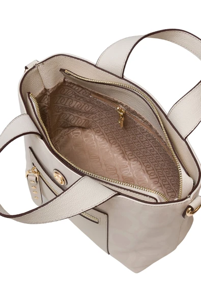 U.S. Polo Assn. Çapraz Askılı Kadın Çanta Ekru Us25150 - Resim 7