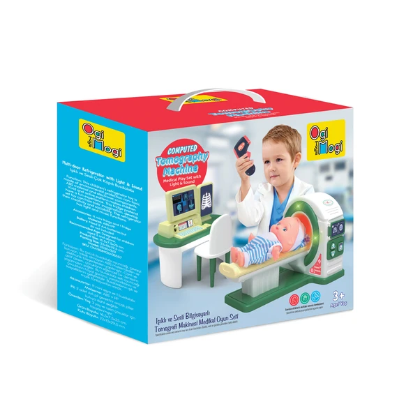 Ogi Mogi Toys Işıklı ve Sesli Bilgisayarlı Tomografi Makinesi Medikal Oyun Seti - Resim 4