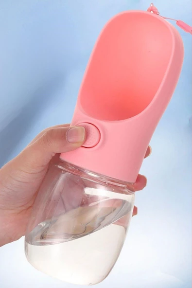 Northcity 450 ml Taşınabilir Butonlu Evcil Hayvan Suluğu - Resim 6