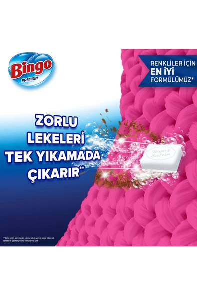 Bingo Premium Toz Çamaşır Deterjanı 7 Kg Renkli - Resim 4