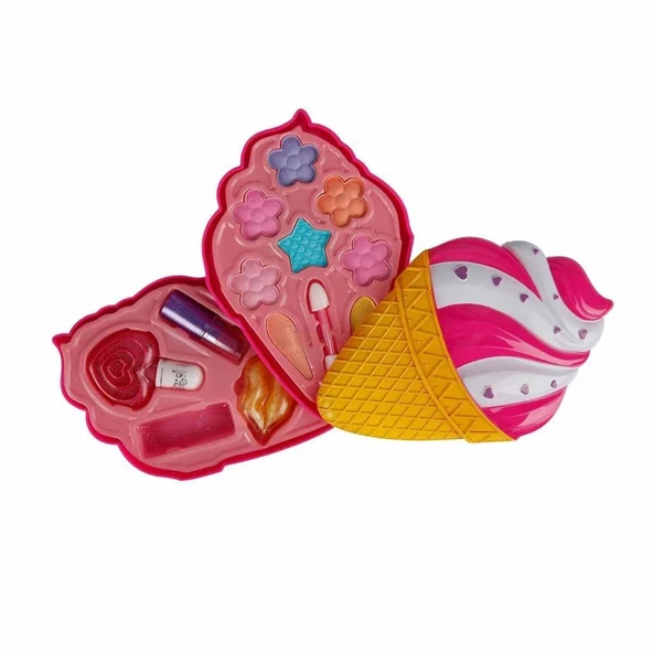 Dondurma Şekilli 2 Katlı Makyaj Güzellik Seti ürün görseli 1