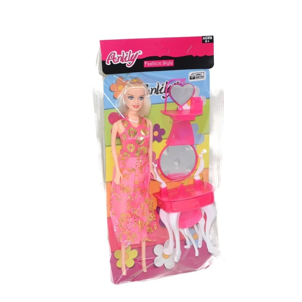 02260 Oydaş, Anlily Makyaj Masalı Bebek / Kartela / +3 yaş - 2