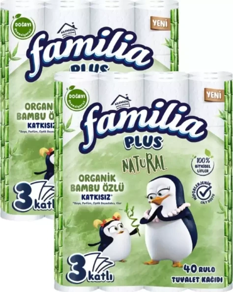 Familia Plus Natural 80'li Tuvalet Kağıdı