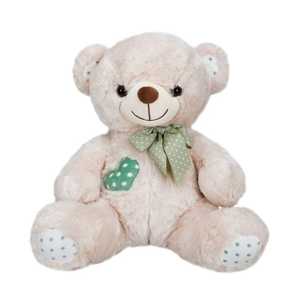 Kurdelalı Peluş Ayı 42 cm. - 2