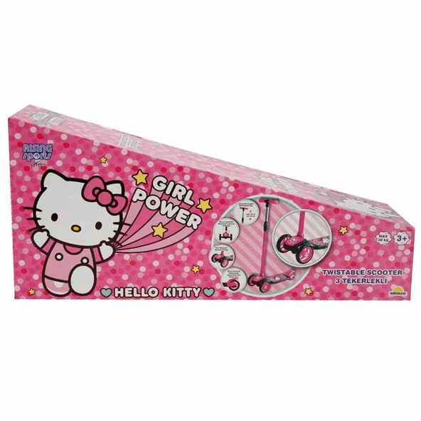 HelloKitty3TekerlekliTwistableScooter - Resim 5