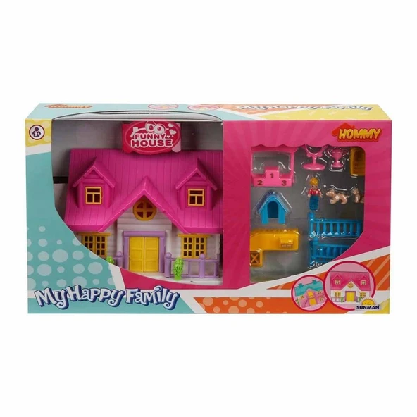 02081 NessiWorld 2 Katlı Ev Oyun Seti Villa ürün görseli 1