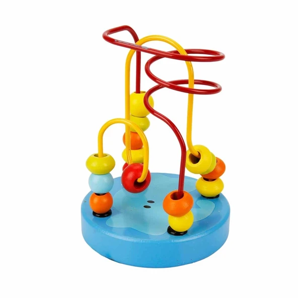 Woody Tahta Boncuk Oyunu Orman Hayvanları S00000575 - Resim 2