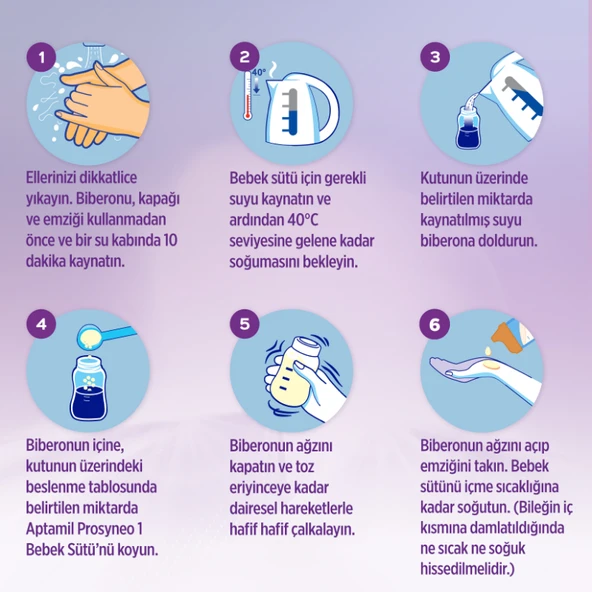 Aptamil Prosyneo Bebek Sütü No1 0-6 Ay 400 Gr - 5