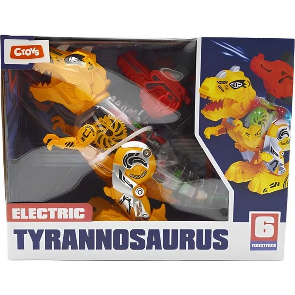 Sesli ve Işıklı Yürüyen Dinazor ProjeNessiWorldiyonlu - 4