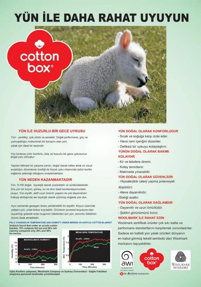 Cotton Box Bebek Yün Yastık 35x45 - 2