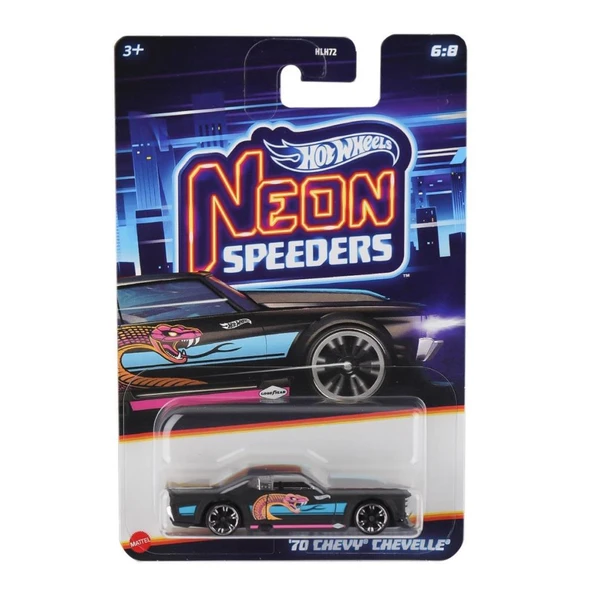 HLH72  Neon Yarışlar Temalı Arabalar - 5