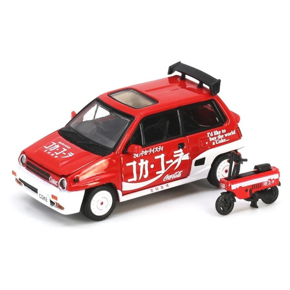 Inno 1:64 Scale Coca-Cola Honda City Turbo ll ürün görseli