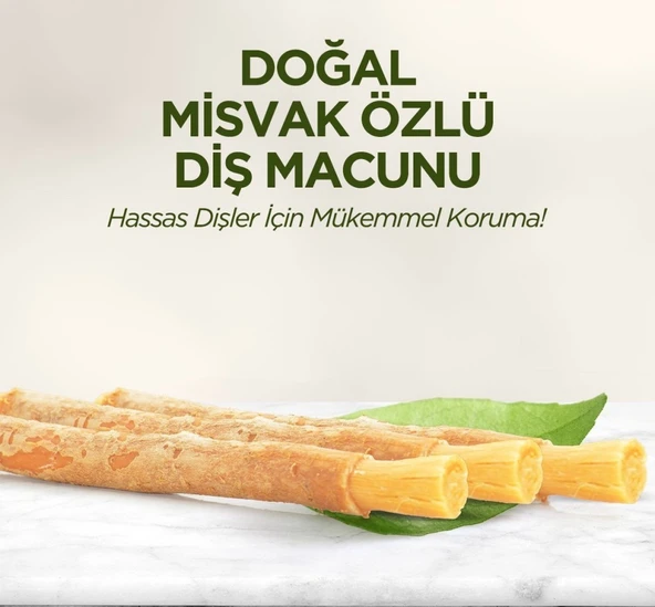 Doğal Diş Macunu 90 Gr Misvak Özlü - Resim 4