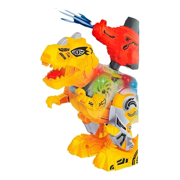 Sesli ve Işıklı Yürüyen Dinazor ProjeNessiWorldiyonlu - 2