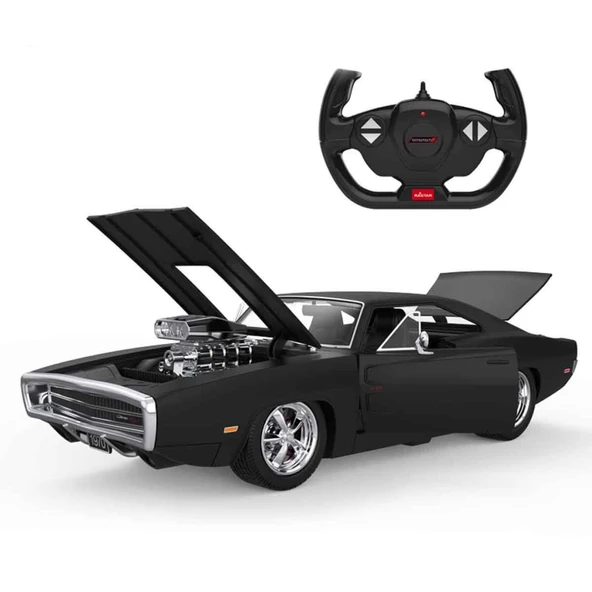 1:16 1970 Dodge Charger R/T Sesli ve Işıklı Uzaktan Kumandalı Araba - Resim 2