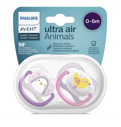 Avent Ultra Air Emzik 0-6 Ay Kız ürün görseli